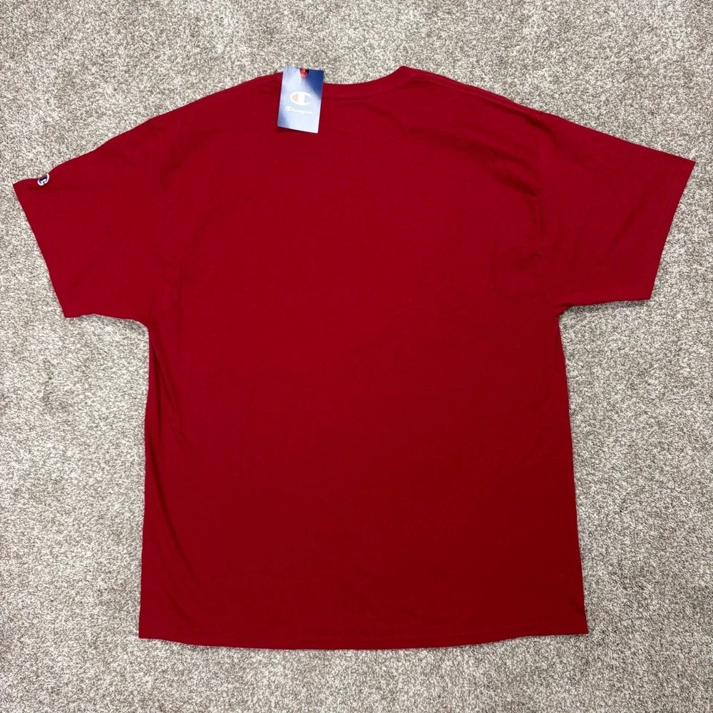 NWT Champion Oklahoma Sooners T-Shirt Mens XL Red SEC Graphic Tee Collegiate - Picture 3 of 6